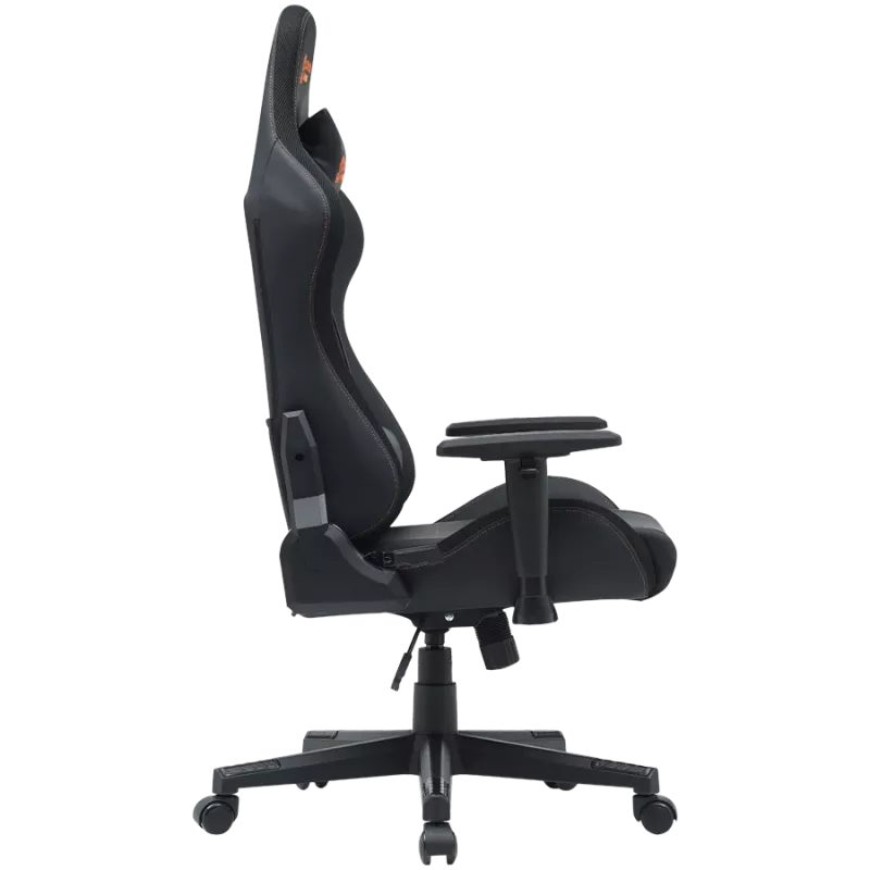 Spēļu krēsls CANYON Irida RGBCH03 melns ergonomisks, regulējami roku balsti, atpakaļ nolaižama atzveltne