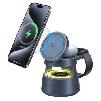 Bezvadu lādētājs 4smarts 541327 USB Type-C Iekštelpu Pelēks