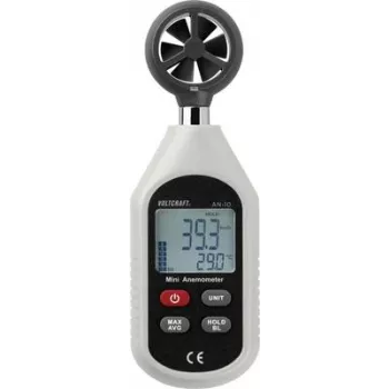 VOLTCRAFT AN-10 Anemometrs 0.3-30 m/s ar magnētisko lāpstiņriteni (VC-8314270)