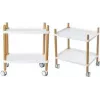 Paperflow Office Trolley DDC.23.13 balts – mobilais dokumentu un kancelejas preču ratiņš
