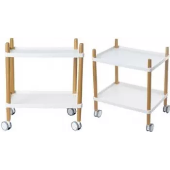 Paperflow Office Trolley DDC.23.13 balts – mobilais dokumentu un kancelejas preču ratiņš