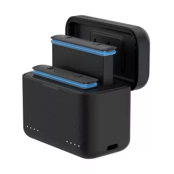 Divkanālu lādētājs Telesin S0-BCG-03-TIS Insta360 X3 — divu bateriju uzlādes stacija