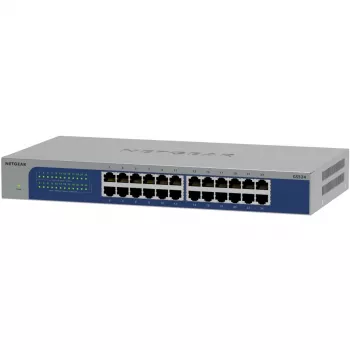 NETGEAR GS524-300EUS neparvaldāms Gigabit Ethernet slēdzis 24 porti Pelēks