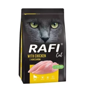 DOLINA NOTECI Rafi Cat with Chicken - Sausā barība kaķiem - 7 kg