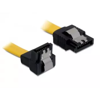 SATA kabelis vīrietis/vīrietis DeLOCK 0,3 m Dzeltens 82806