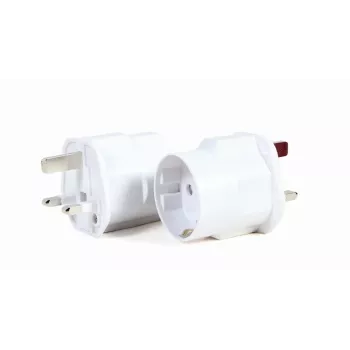 Gembird A-AC-EUFUKM-01 strāvas adapteris, EU Schuko kontaktligzda uz UK spraudni, 13 A
