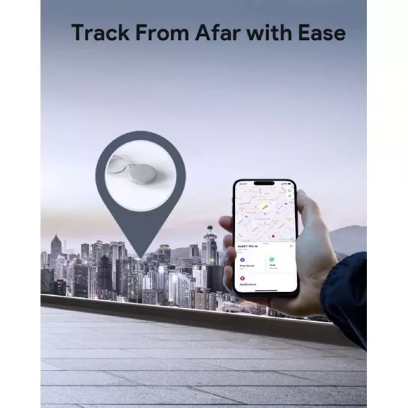 AUKEY Smart Mini Air Tag Bluetooth Trakeris Apple Track Mate 1 Series TM-10