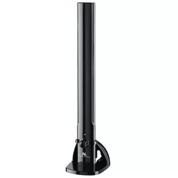 Iekštelpu TV antena MACLEAN MCTV-930 — DVB-T, VHF 87.5–230 MHz, UHF 470–790 MHz, pastiprinājums 26/28 dB, 75 Ω, melna