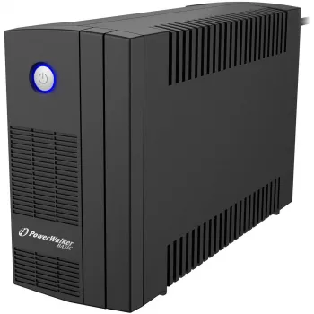 PowerWalker Basic VI 850 SB Line-Interactive 850VA 2 AC izejas Tornis Melns Nepārtrauktās barošanas avots (UPS) (10121067)