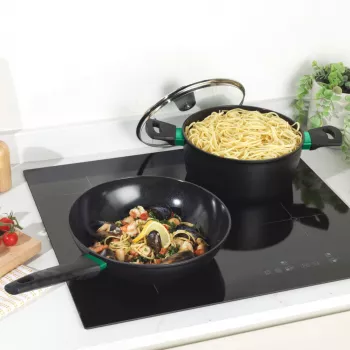Cepamā panna Russell Hobbs Verde Thermocollar 26 cm RH03277EU7 — nepiedegoša, keramikas pārklājums
