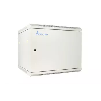 Extralink sienas skapis 9U 600x450 pelēks, metāla durvis