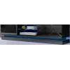 LED lentes gaismeklis cama meble QIU 160, virsmas montāžai, zila gaisma, maiņstrāva, 1 gab.