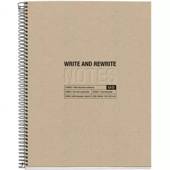 MIQUELRIUS College Notebook Eco Design 4 līniju DIN A4 ar iekšējo malu (A604579)