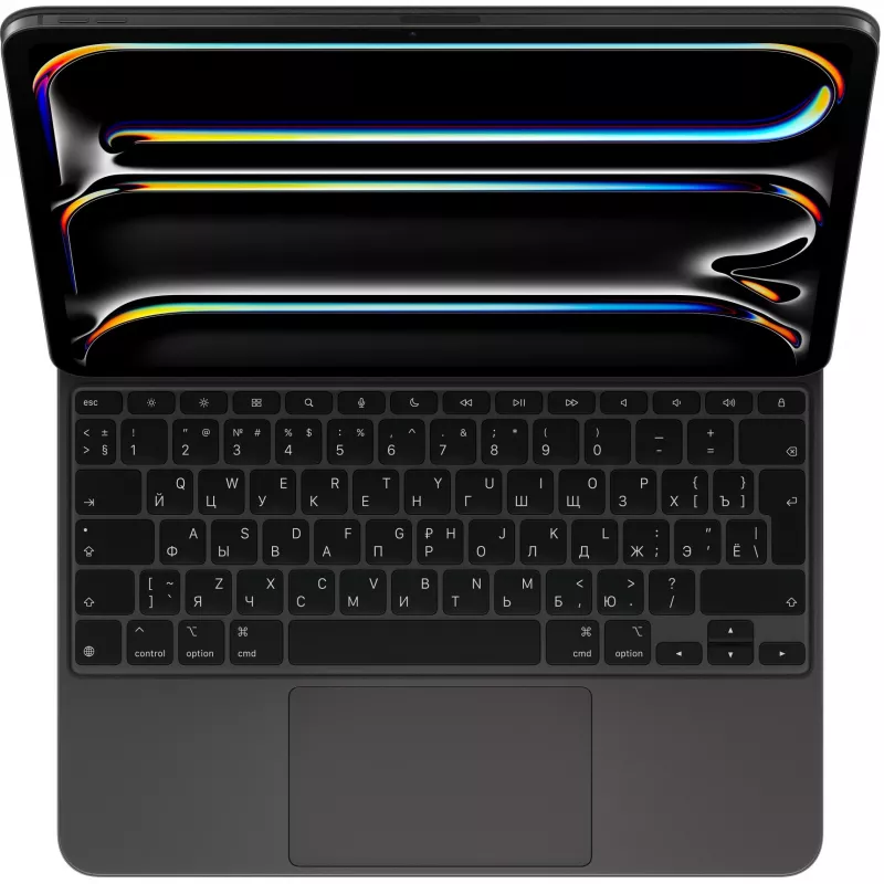 APPLE Magic Keyboard iPad Pro 13 collu (M4) - Krievu - Melns