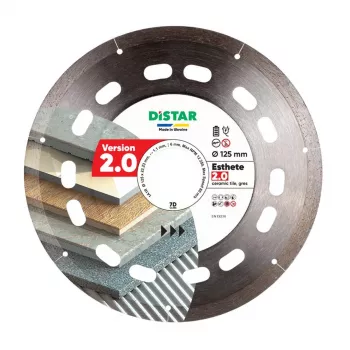 Dimanta disks Distar Esthete 2.0 125 mm, urbums 22.23 mm