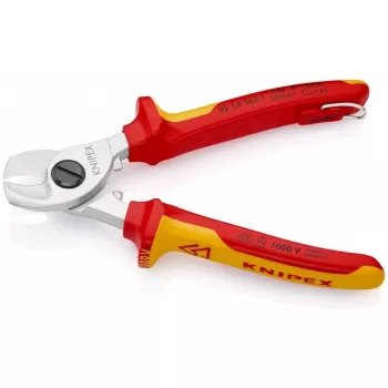 Knipex 95 16 165 T kabeļu preses knaibles, melna, dzeltena