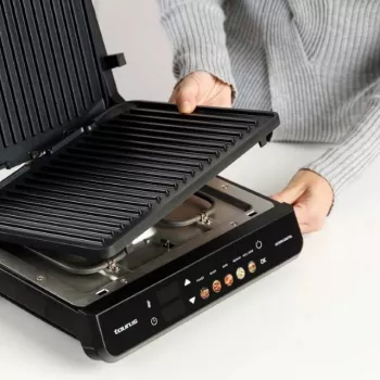 Elektriskais 2-in-1 grils Taurus Asteria Digital — 2000 W, regulējams termostats, nepiedegošs pārklājums, izņemama tauku savākšanas paplāte