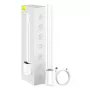 Galda lampa Baseus Smart Eye Folding Rechargeable White — salokāma LED lampa, uzlādējama, regulējama roka un galva
