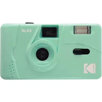 Kodak M35 kompaktā filmu kamera, 35 mm, fiksēts 31 mm objektīvs