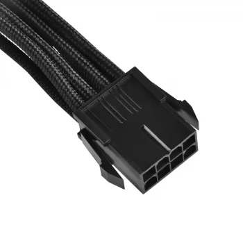 EPS12V 8pin (4+4) pagarinājuma kabelis SilverStone SST-PP07-EPS8B 0.3m