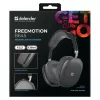 Defender FreeMotion B645 Bluetooth austiņas uz ausīm, Bluetooth 5.3, USB-C, 3,5 mm ligzda, iebūvēts mikrofons, 20–20000 Hz, 105 dB, melnas