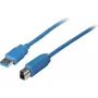 USB A–B kabelis ShiverPeaks 3.0 (77030) — datu un ierīču savienošanai