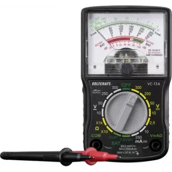 VOLTCRAFT VC-13A rokas analogais multimetrs CAT III 300 V