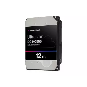 HDD | Western Digital Ultrastar | Ultrastar DC HC555 | 12TB | 512 MB | 7200 apgr./min | 3,5 inch | 0B48720