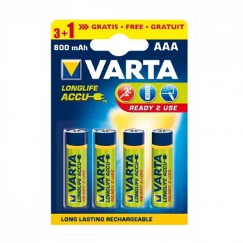 Varta 56703101404 Akumulatori Longlife AAA Ready 2 Use 800 mAh x4