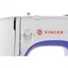 Singer M3405 šujmašīna, 23 šuves, 1 pogcaurums, balta