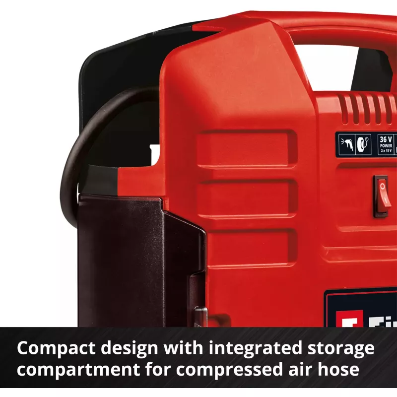 Gaisa kompresors Einhell TE-AC 36/8 130 l/min 8 bar Akumulatora