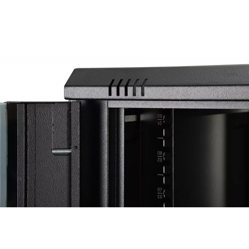 Pie sienas montējams tīkla skapis DIGITUS Dynamic-N 9U 19 collu 600x600 mm, IP20, ar atslēgas slēdzi, neizjauktā veidā