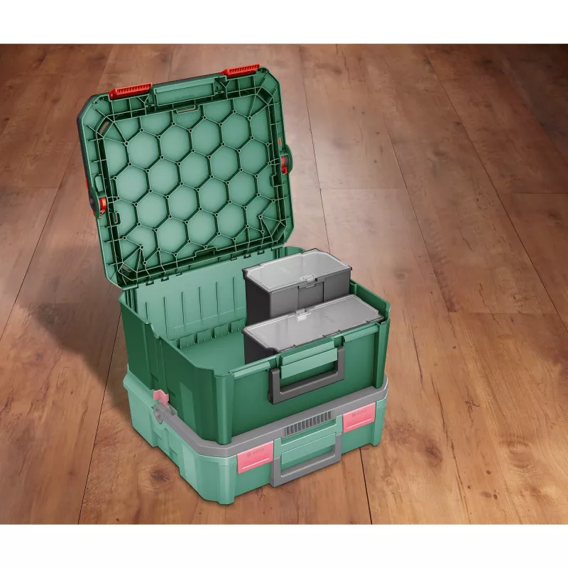 Uzglabāšanas kaste Bosch SystemBox 1600A01SR4 Taisnstūra Zaļa 343x391x171 mm