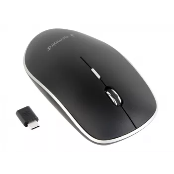 Bezvadu optiskā pele ar USB-C uztvērēju Gembird MUSW-4BSC-01