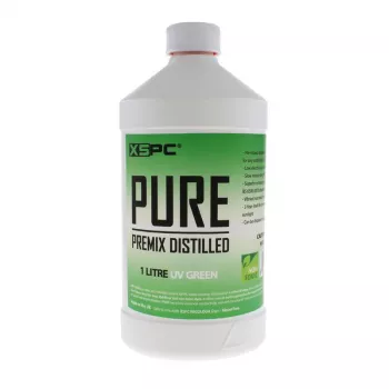 Dzesēšanas šķidrums XSPC Pure Coolant 1 L, zaļš UV-reaktīvs, PC šķidruma dzesēšanas sistēmām