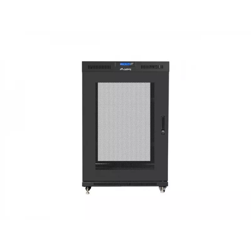 Brīvi stāvošs skapis Lanberg FF01-8022-23BL 22U 1200kg Melns