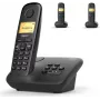 Bezvadu DECT telefons Gigaset A270A Melns ar 3 klausulēm