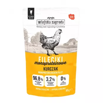 WIEJSKA ZAGRODA Vistas Monoproteīna Filejas – mitrā barība kaķiem – 85g