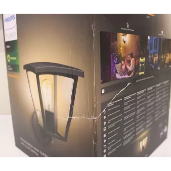 Āra sienas lampa Philips Inara | E27 LED 7W 550lm Silta balta IP44 CRI80