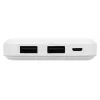 Blow PB10A jaudas banka 10000 mAh, 2x USB (1A + 2,1A), micro USB ieeja, Li-Po, balta