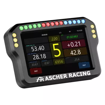 Ascher Racing 4 collu stūres rata panelis 76080028 sim sacīkšu iestatījumiem