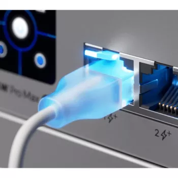 Tīkla savienotājkabelis UBIQUITI UACC-Cable-Patch-EL Cat6 RJ-45 2.5GbE PoE++ 0,15 m caurspīdīgi balts (24 gab.)