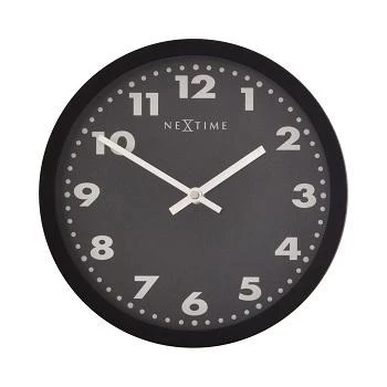 NeXtime Mercure sienas pulkstenis 2906ma, melns, Ø 25 cm