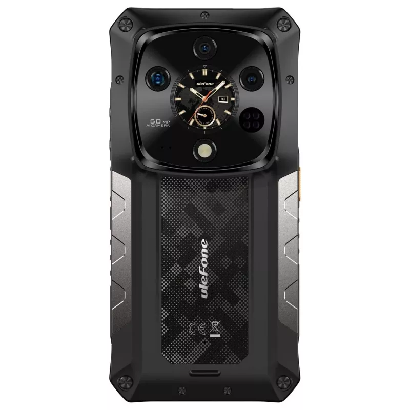 Izturīgs viedtālrunis UleFone Armor 28 Ultra 5G — 16GB RAM, 1TB krātuve, Melns