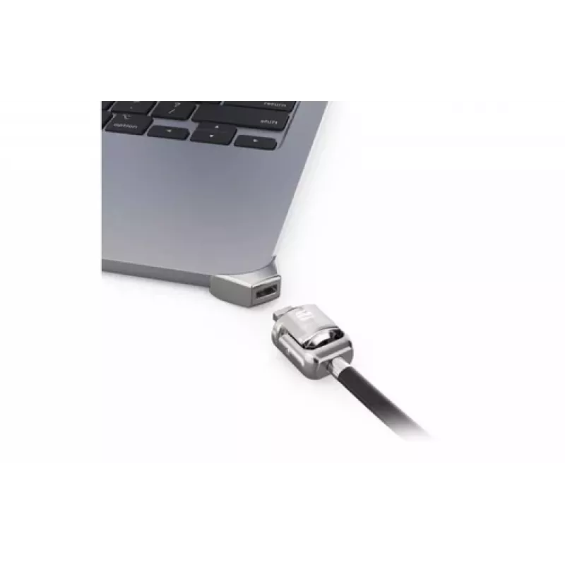 Compulocks Ledge MacBook Air 13 collu M2 un M3 sudraba klēpjdatora slēdzenes adapteris