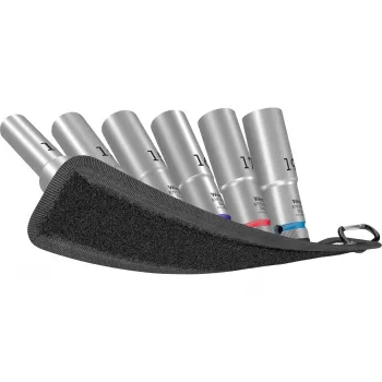 Wera 05004565001 uzgriežņu atslēgu komplekts 1/2 inch 6 daļas auduma jostā