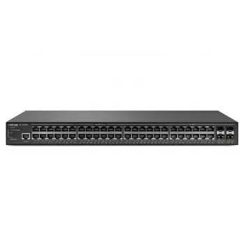 LANCOM GS-3252P pārvaldīts L3 Gigabit Ethernet (10/100/1000) PoE slēdzis, 48 porti, 1U, melns