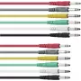 Audio savienotājkabelis Omnitronic 3021005P, 6 x 0,9 m, 6,3 mm (1/4 collu) mono spraudņi
