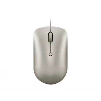 Vadu biroja pele Lenovo 540 Ambidextrous USB Type-C Optical 2400 DPI Smilšu krāsā