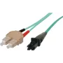 Tecline exertis Connect - Patch-Cable - SC daudzmodu (vīrietis) uz MT-RJ daudzmodu (vīrietis) - 7 m - optiskā šķiedra - 50/125 mikrometri - OM3 - tirkīza (39975007)
